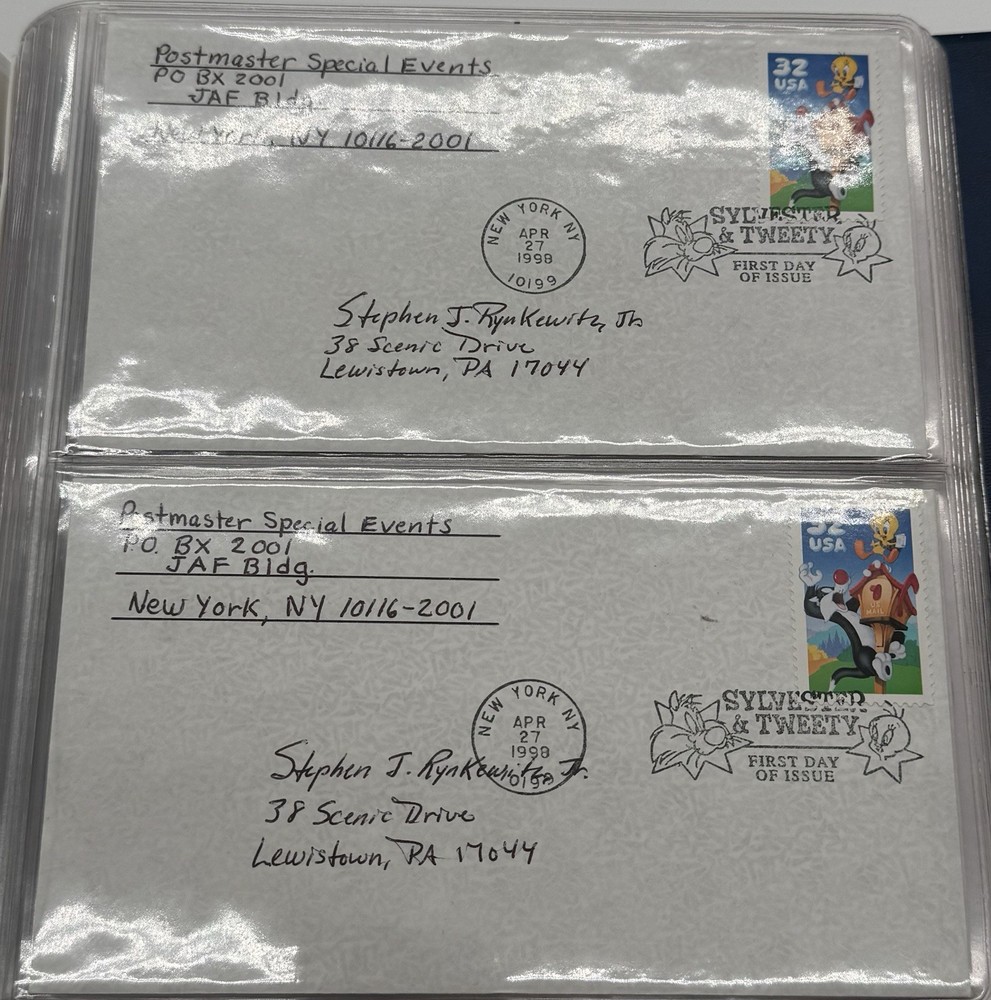 United States First Day Issue Envelope Book ￼