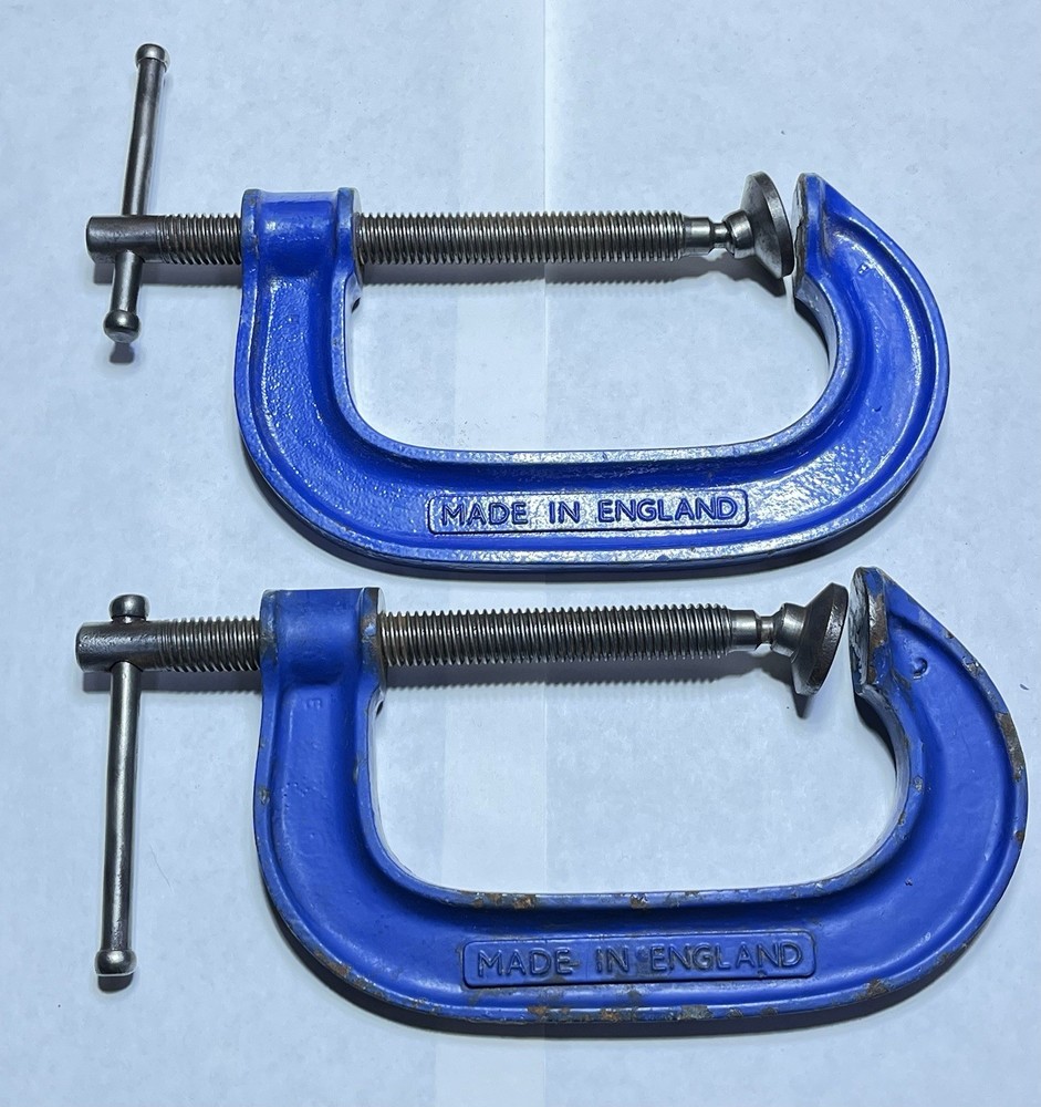 2 Record 4” C Clamps Used