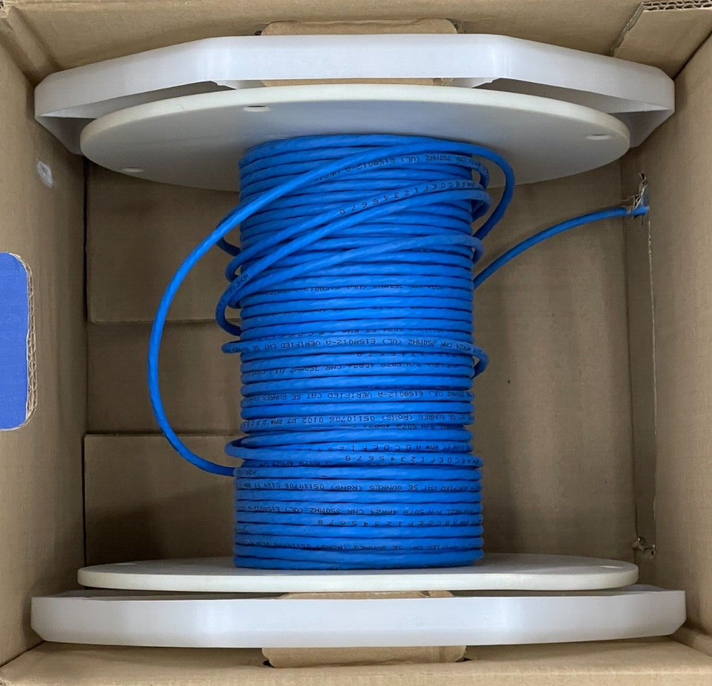 GENESIS 50782106 CAT5E RISER CABLE 24/4 SOLID BC UNSHIELDED 1000'