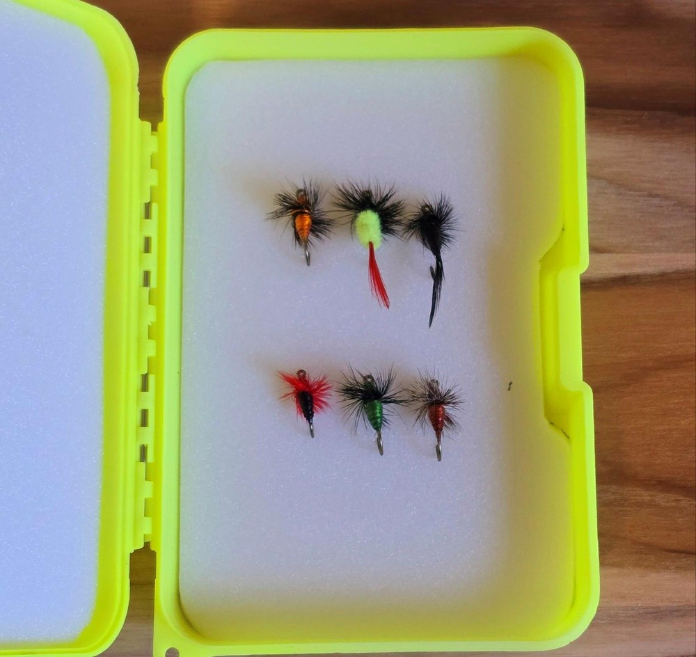 Kingfisher Tackle Fly Box Foam Insert Impact-Resistant Plastic Construction
