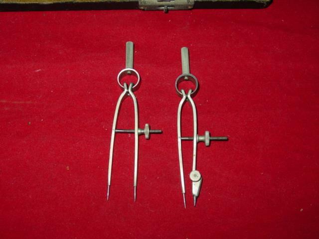 Vintage K&E Keuffel & Esser PILOT DRAWING INSTRUMENTS Drafting Set Case Tools