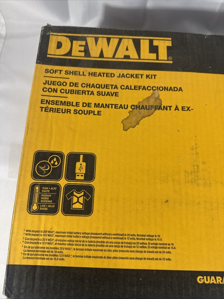 Dewalt Softshell Heated Jacket Kit Dchj060c1-m