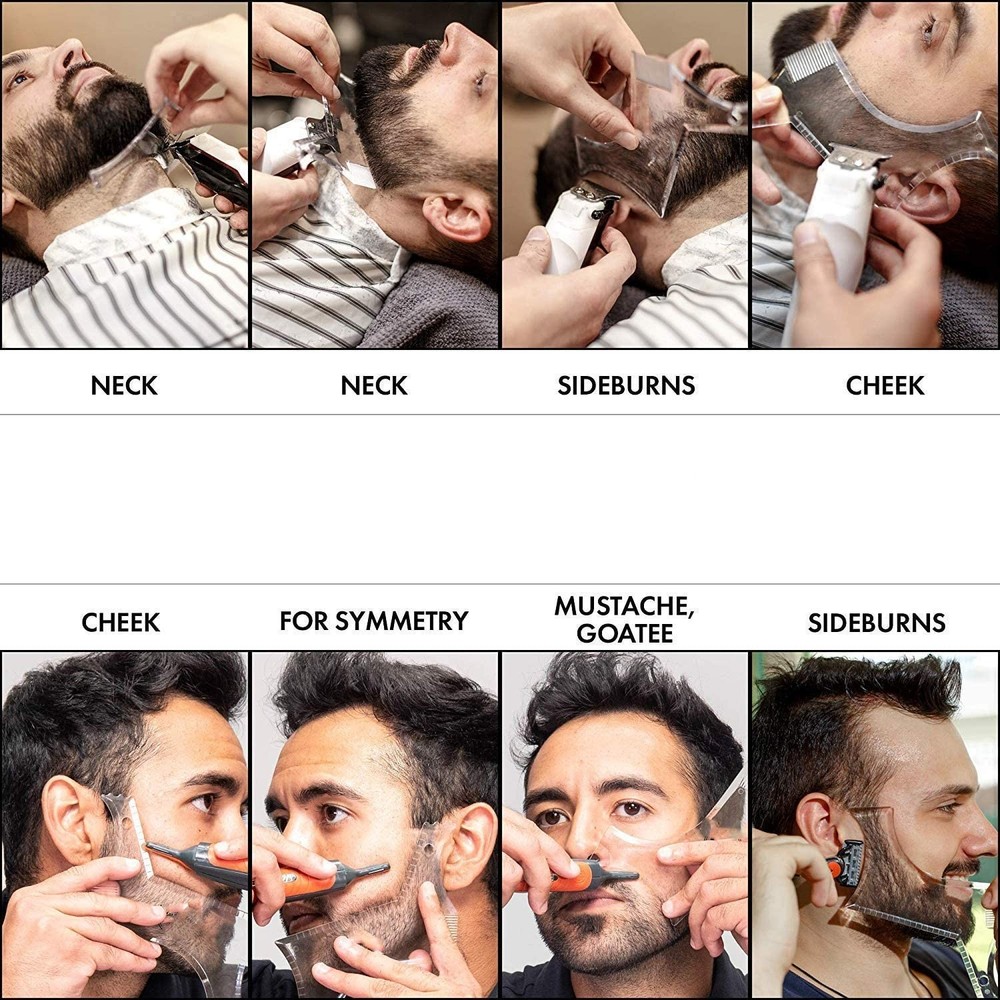 Men’s Beard Styling and Shaping Tool with Comb for Precise Edging NEW