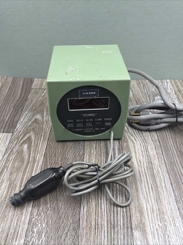 Standard Electric Time Corp. Model S-1 Precision Timer - Vintage Clock Timer 110