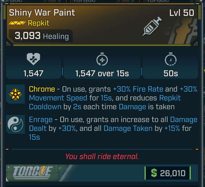 Borderlands 4 ⭐ SHINY WAR PAINT REPKIT ⭐ENRAGE
