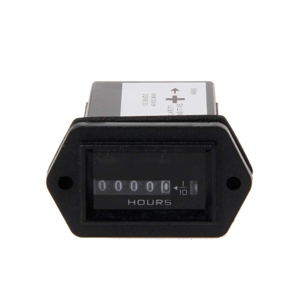 For Maintenance Scheduling Engine Tachometer Hour Meter 12V-36V Compatibility