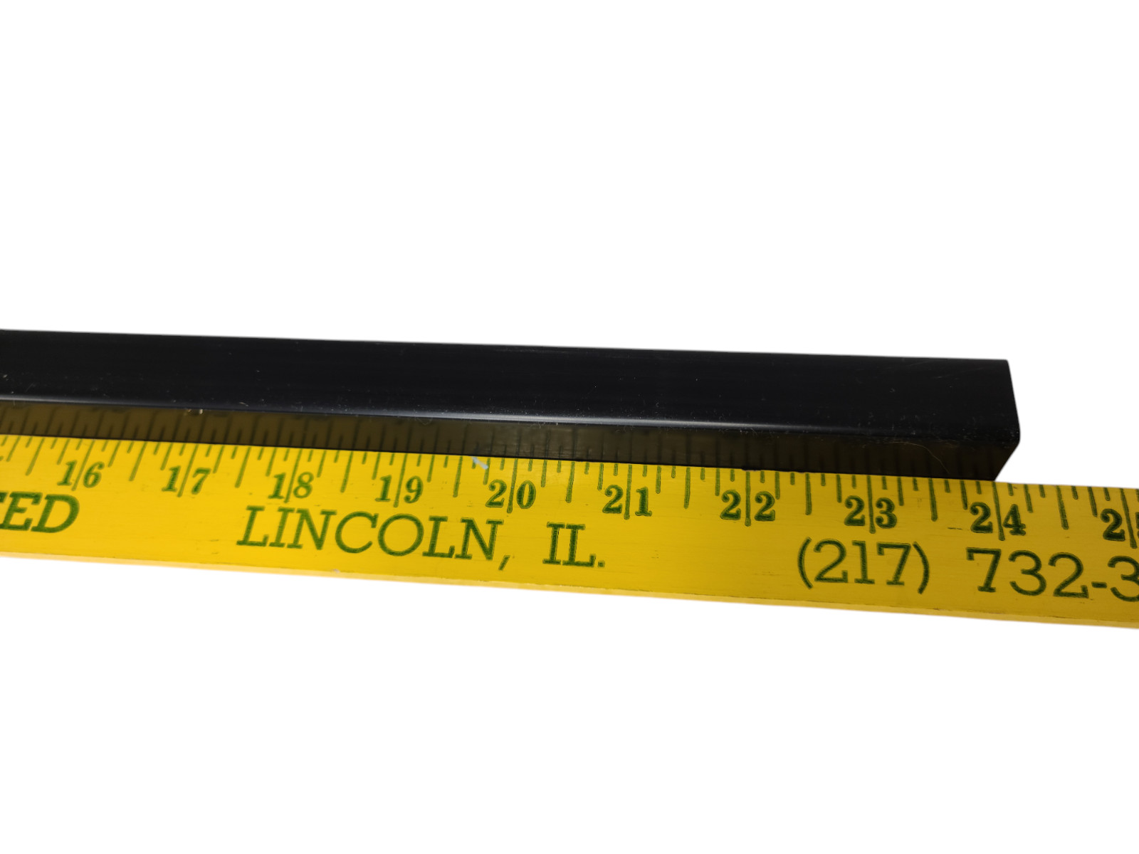 Vintage Black Ceramic Towel Bar Rod Rack Post Holders Bracket Screw in Drywall