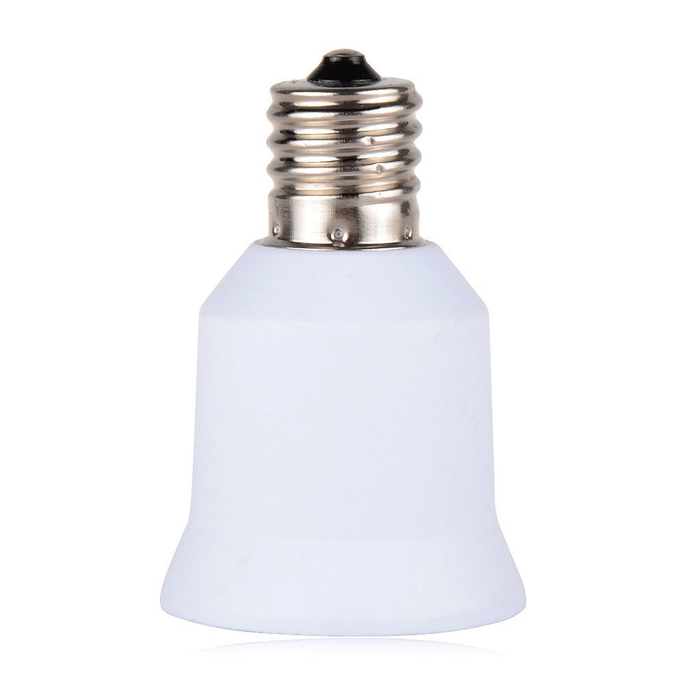 4pcs Intermediate base E17 to Standard Medium base E26/E27 Converter Adapter