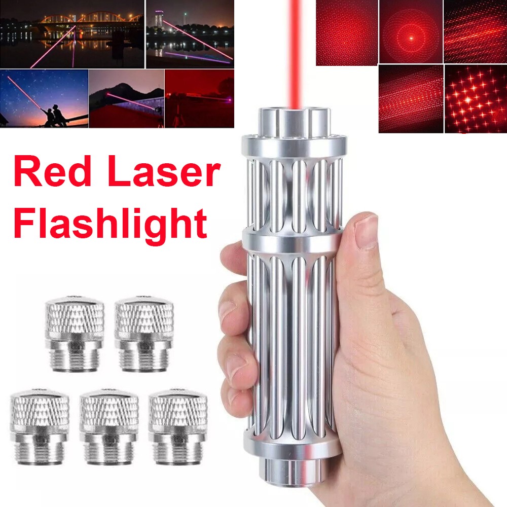 650nm Red Laser Pointer Pen  Focus lamp Adjustable Visible Beam Power Dot Light