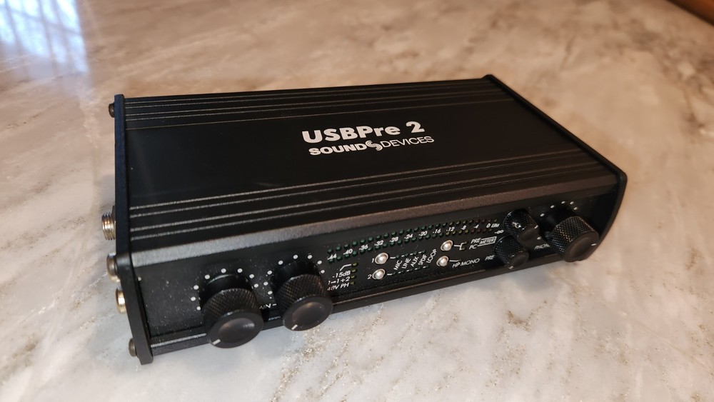 Sound Devices USBPre 2 Interface