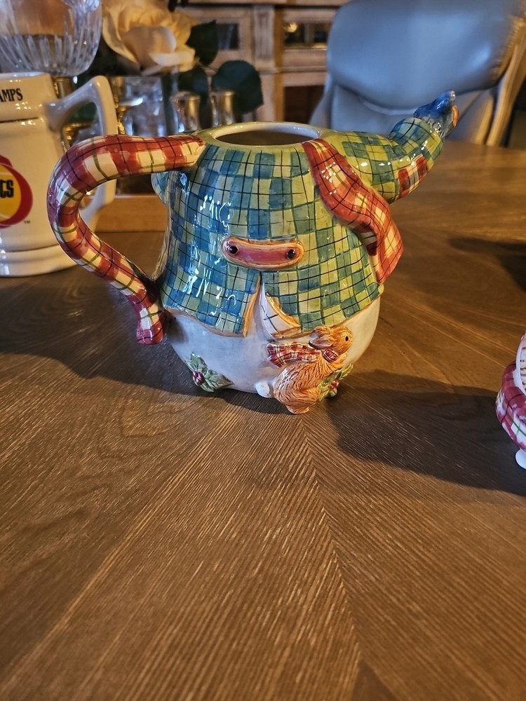 Snowman Man Teapot