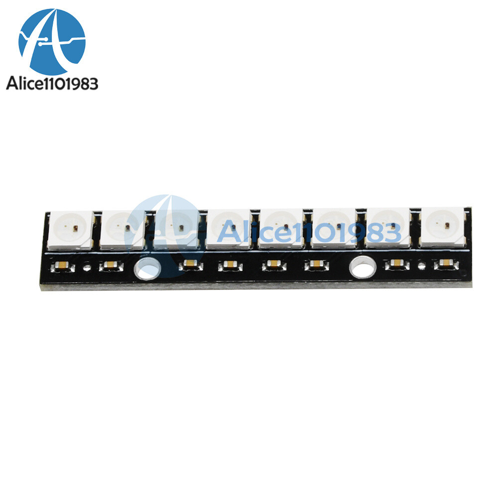 8-bit WS2812 5050 RGB LED Built-in Full-color Driver Development Board Light