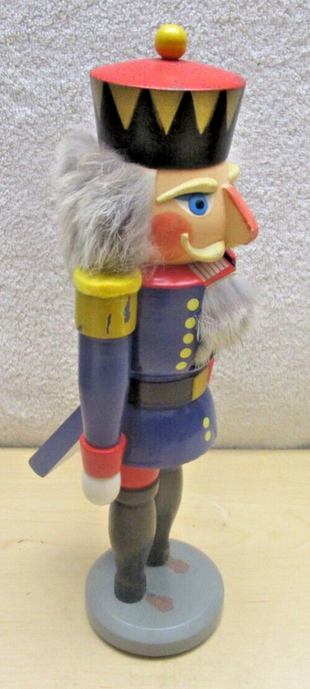 Classic Wooden Nutcracker ~ 13" SOLDIER ~ Great Condition