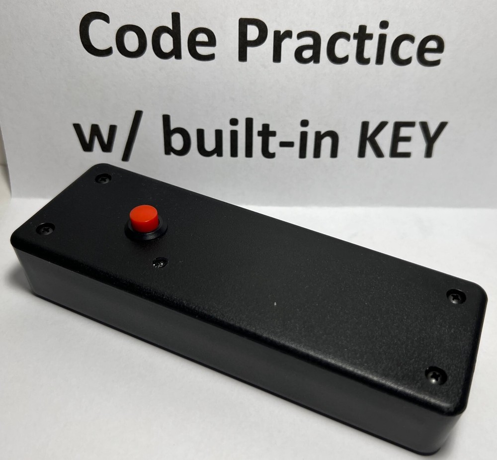 Code Practice Oscillator with BUILT IN KEY only, CW Morse, Must read ad!