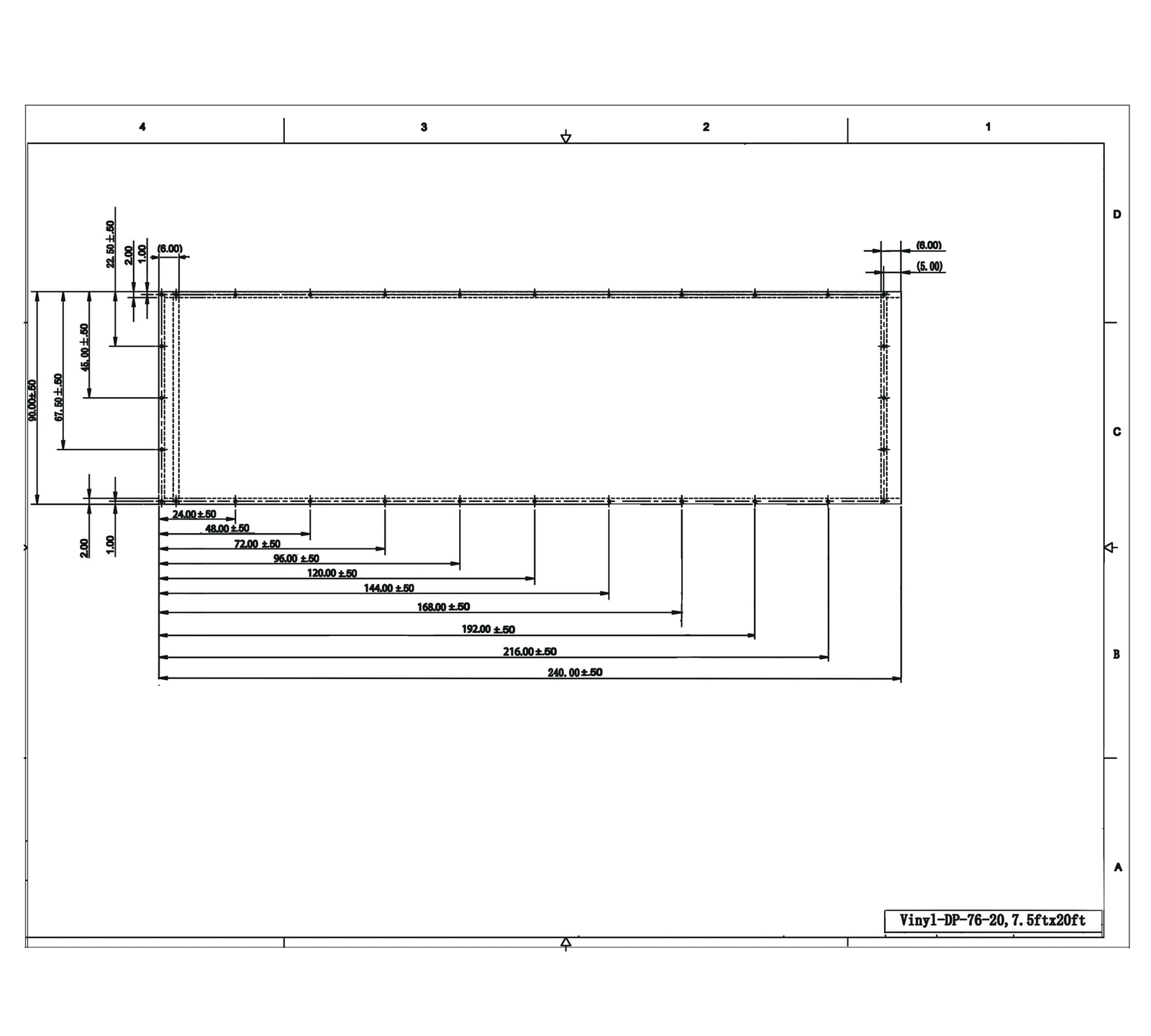 7'6" x 20' 18Oz Vinyl Asphalt Dump Truck Trailer Tarp Waterproof Double Pocket