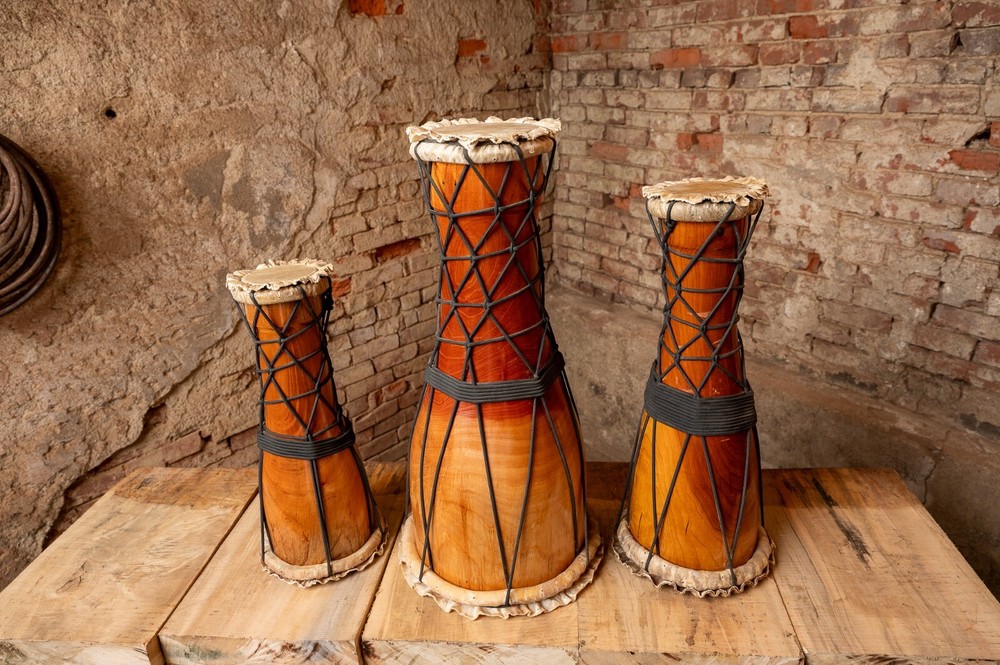 Afro-Cuban Batá drums set
