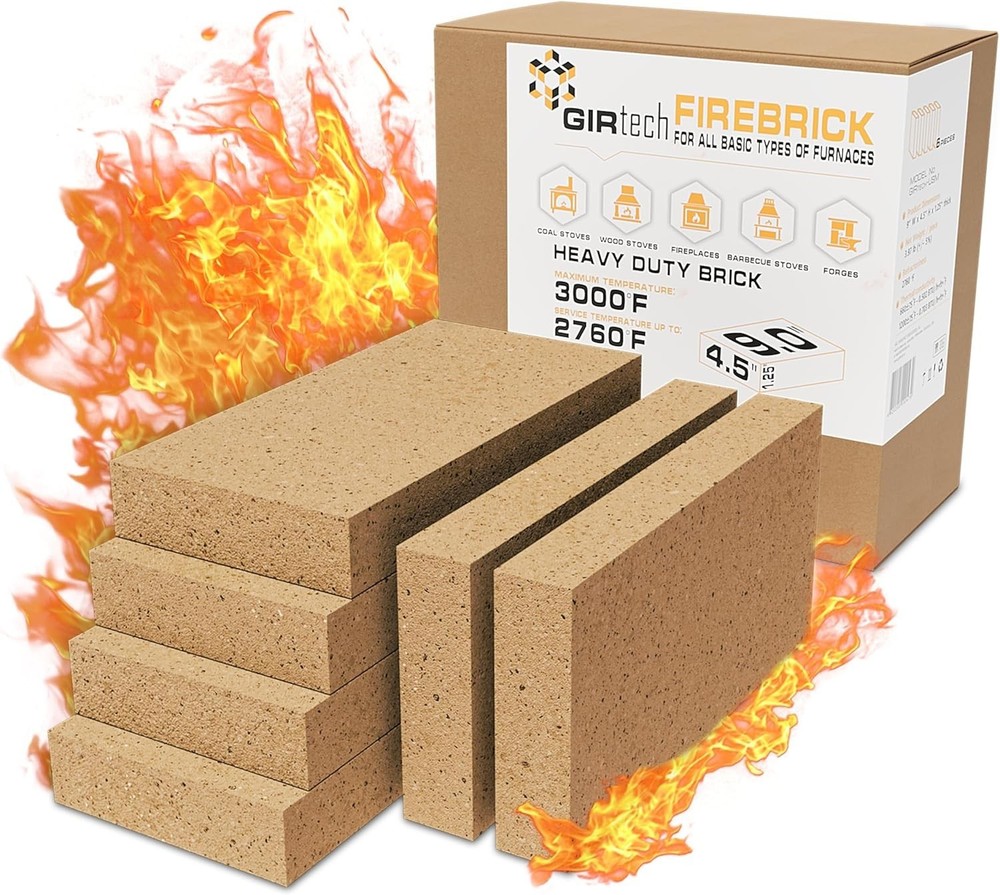 Replacement Fire Bricks for Fireplaces & Pizza Ovens