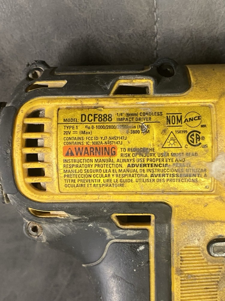 DeWalt DCF888B 20V MAX XR Tool Connect Impact Driver