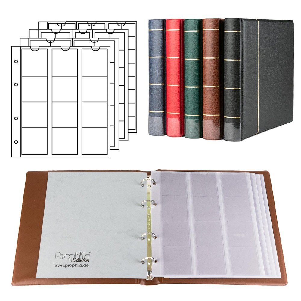 Prophila Coin Album with 4 Cases for 110 Coins