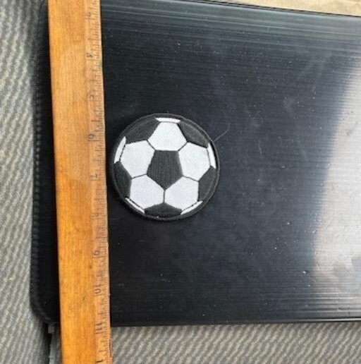 Soccer Ball Embroidered Patch (NOS)