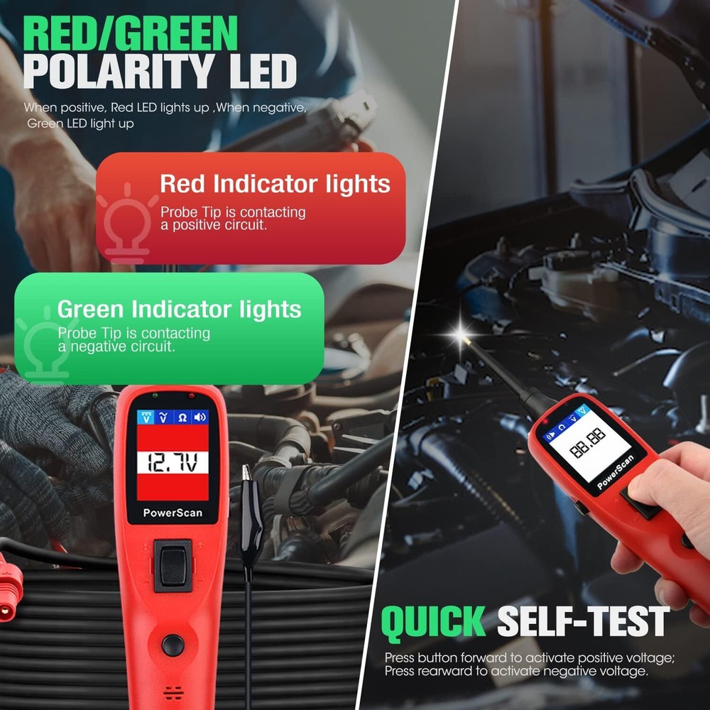 Autel PowerScan PS100 Electrical System 12V - 24V Auto Circuit Tester Scanner
