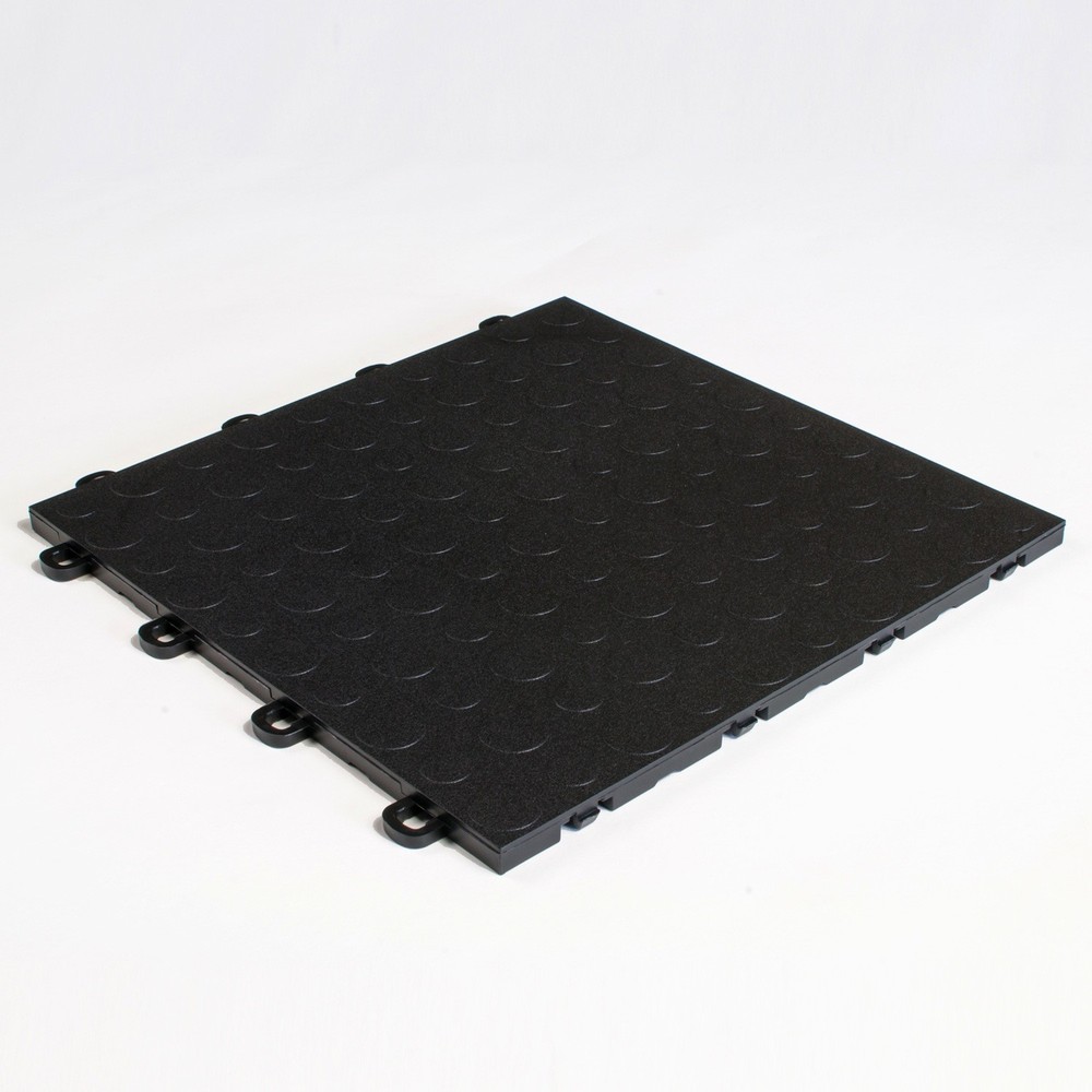 BlockTile Garage Flooring Interlocking Coin Top Tiles - 30 Pack