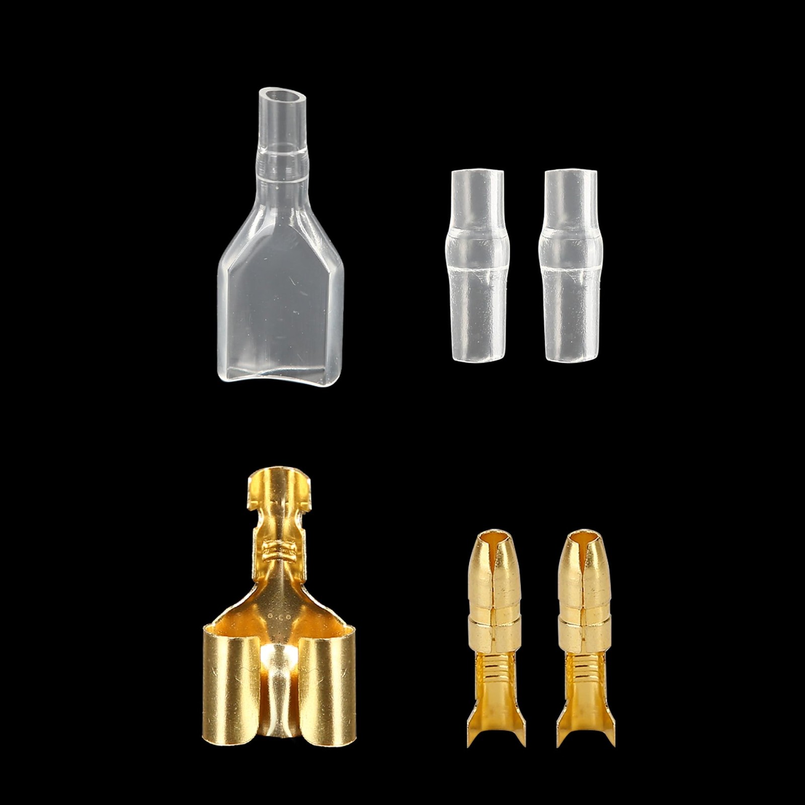 50 Sets Double Spade Connector 2 to 1 Motorcycle Wire Splice - for 4mm Bullet...