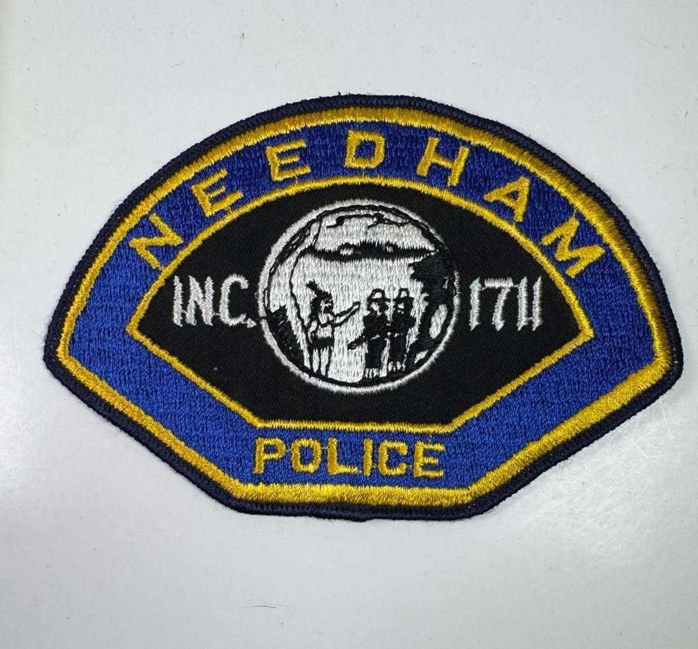 Needham Police Massachusetts MA Patch I1a