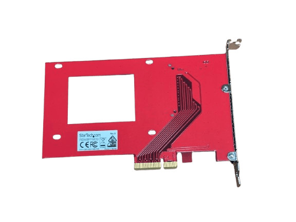 StarTech PEX4SFF8639 2.5" U.2 NVMe SSD to PCIe 4.0 x4 Adapter Card