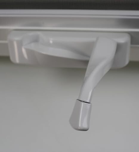 Crank Out Windows 42" x 16" White Vinyl Tempered Glass Low-E Awning Window