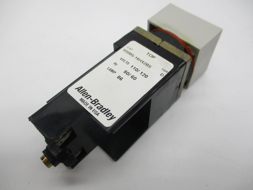 ALLEN BRADLEY 800MS-16HX2BS SER.D SELECTOR SWITCH NSMP