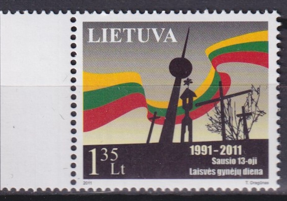 Lithuania 2011 Independence, Flags MNH**