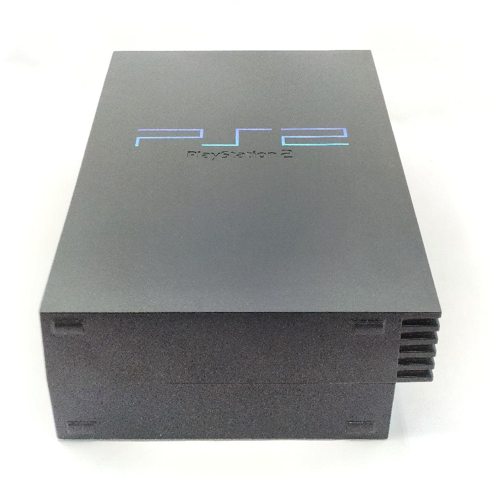 Sony PlayStation 2 PS2 SCPH-30000 Black Console Tested w/ Box, Controller, Cable