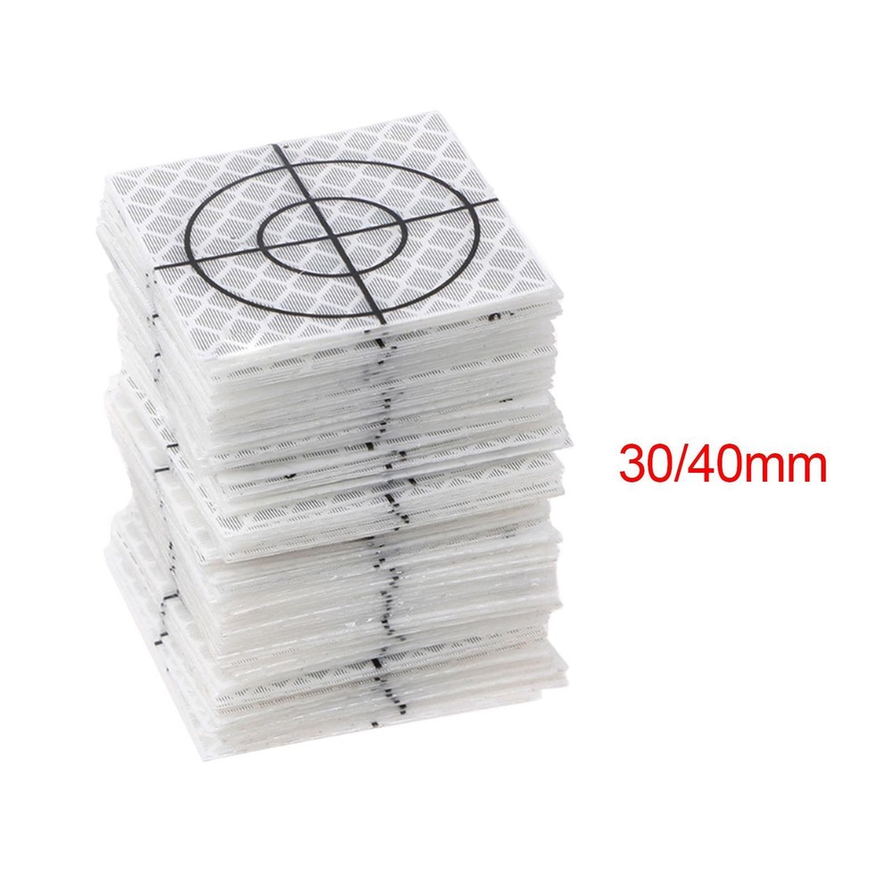 100Pcs Reflective Tape Target Reflective Tape Survey for Slope , Building
