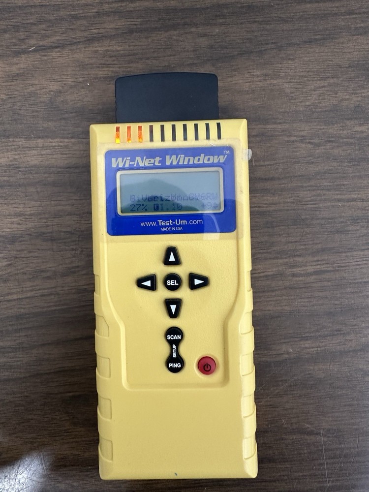 Wi-Net Window Wireless Network Analyzer Scanner Pinger Tester WP150 Test