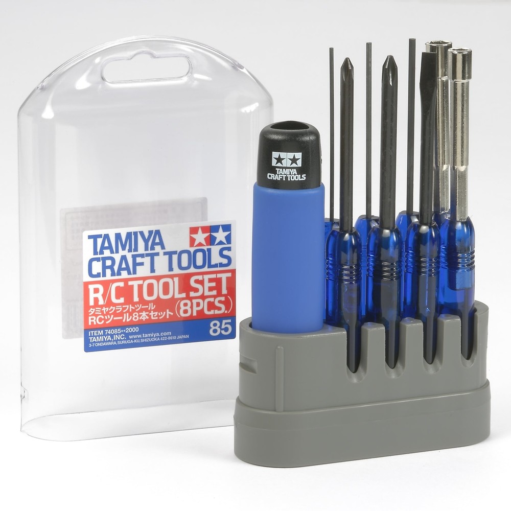 TAMIYA TAM74085 RC Tool Set, 8pcs
