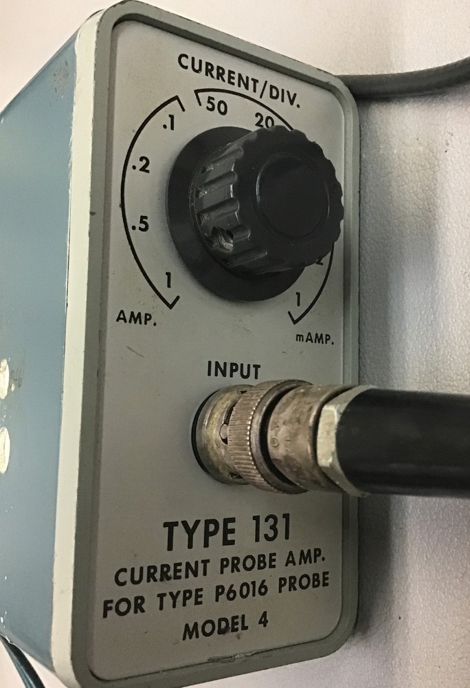 Tektronix P6016 Current Probe Amplifier Type 131 With Current Probe Model 4(B371