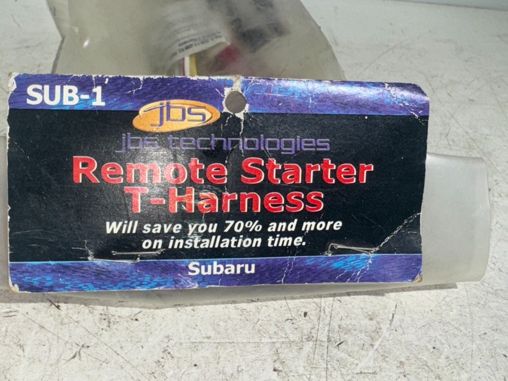 JBS Technologies Remote Starter T-Harness SUB-1 Subaru