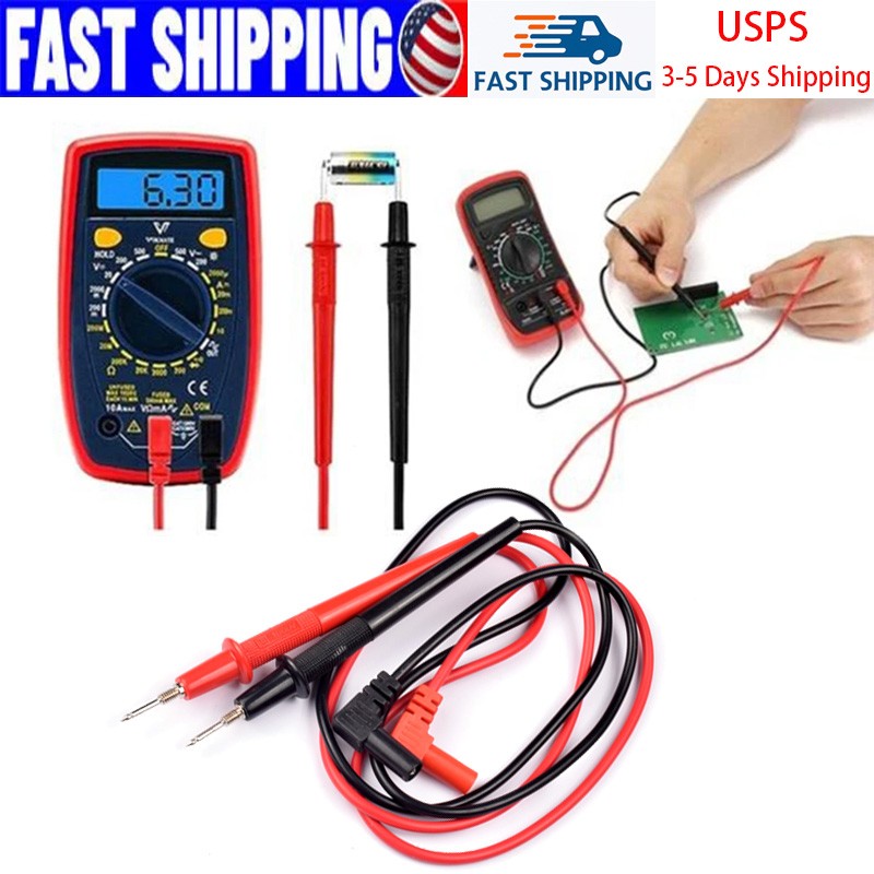 High Quality Test Leads Digital Multimeter Universal Probe Wire Cable Test Lead