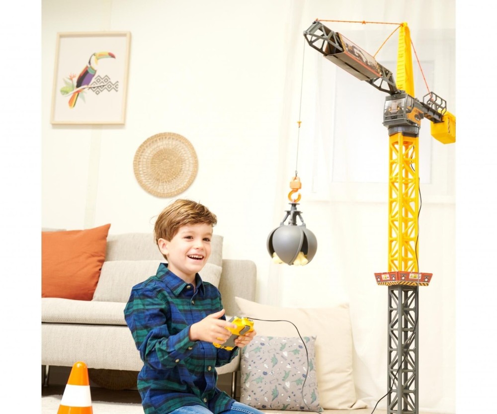 Dickie mighty crane yellow and black