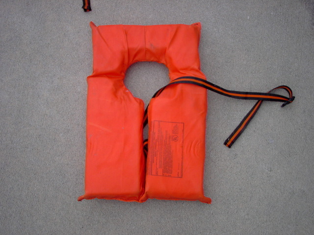 USED LIFE PRESERVER FLOAT BUOY BOUY JACKET