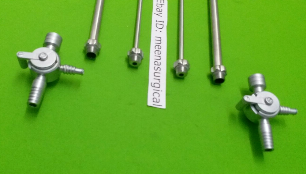 2PC Suction Irrigation 10x330mm Laparoscopic Endoscopy Surgical Instruments