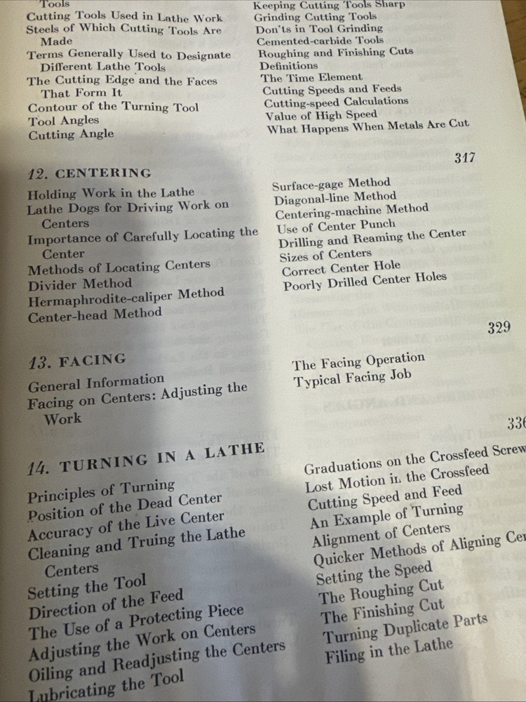 Machine Tool Operation Manual