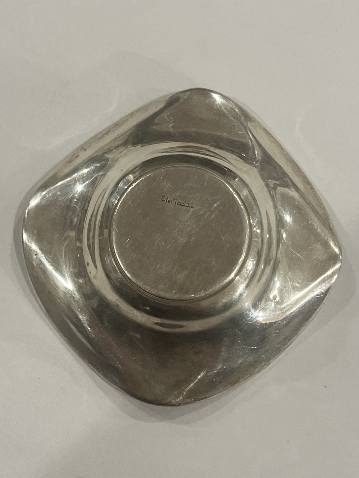 Pair Vintage STERLING SILVER SALT CELLARS Bowl Dishes 30 Grams 2.75”