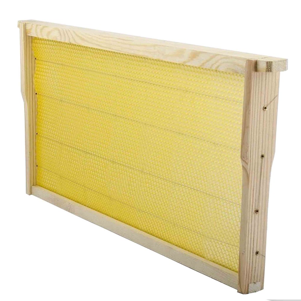 20 Bee Hive Frames Bee Foundation Deep Bee Hive Wax Foundation Waxing Honeycomb