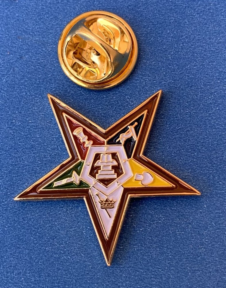 Masonic eastern ⭐️ stars small lapel pin