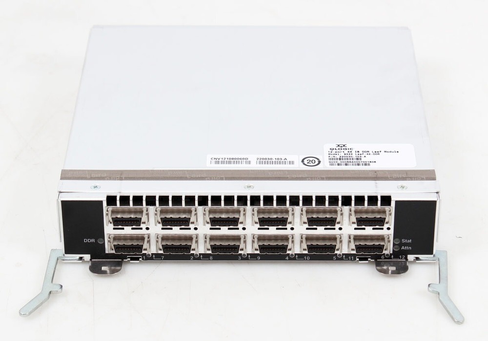 Genuine QLogic 9XXX Leaf-4X-DDR Server Network Switch 12-Port Leaf Module