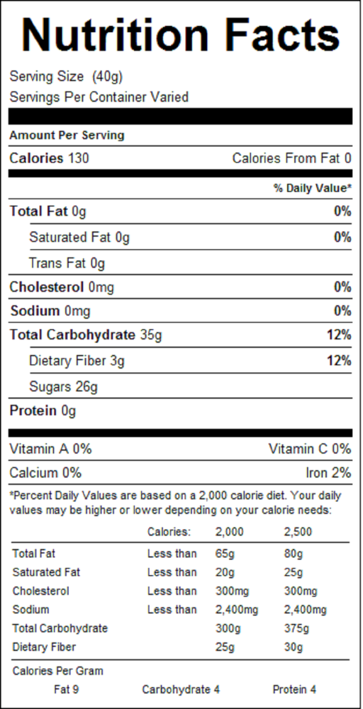 DRIED FRUITS - Cranberries - Select Weight
