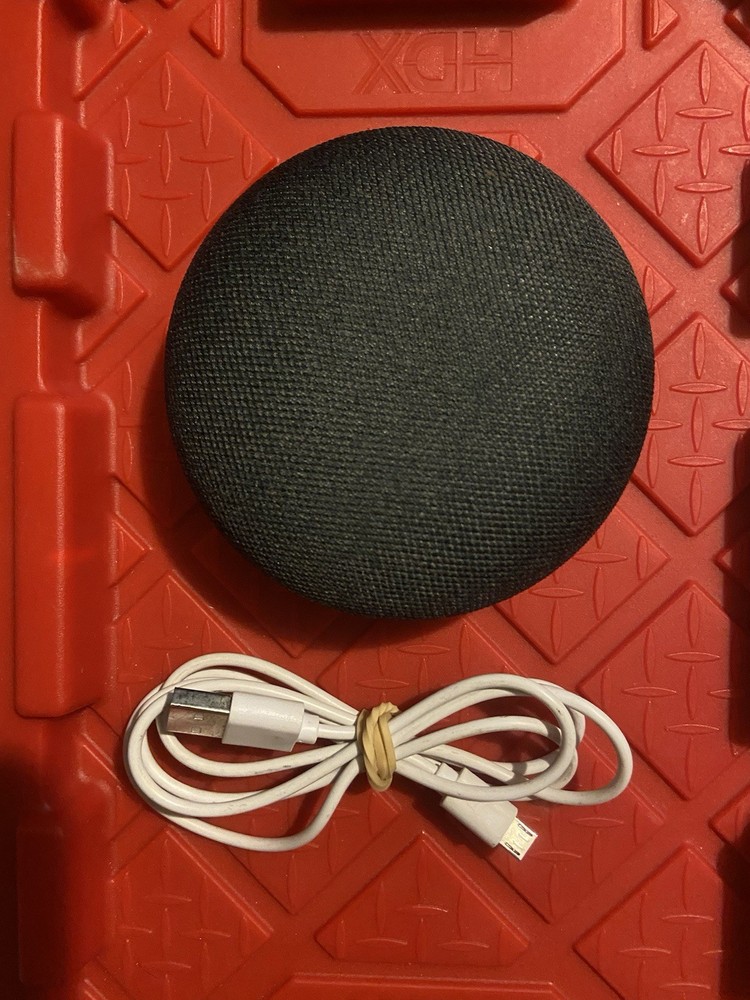 Google Home Mini Smart Speaker Black Wi-Fi Google Assistant Compatible