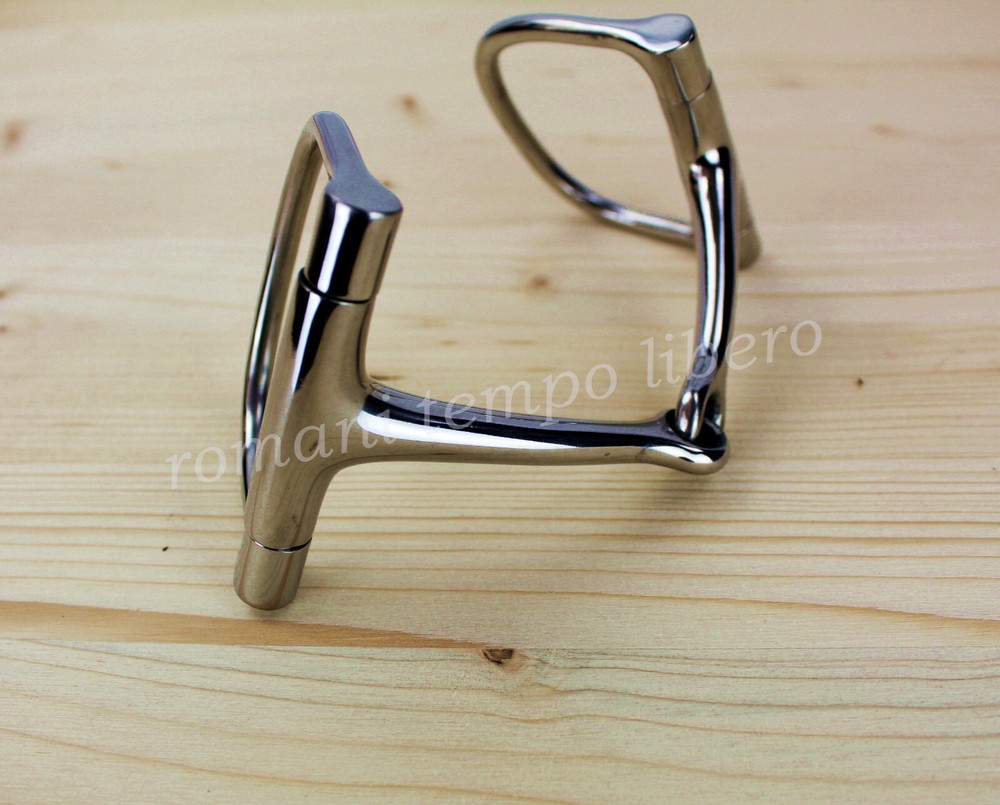Solid Steel D Ring Single Joint Snaffle